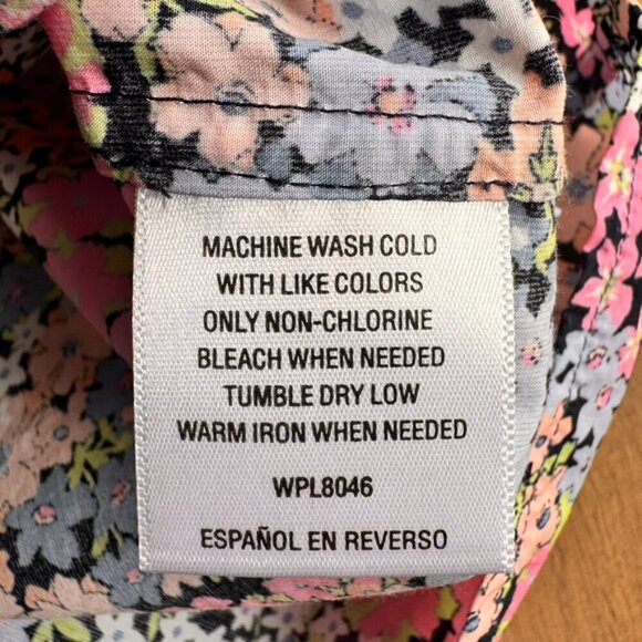 Charter Club Relaxed Fit Floral Button-Down Shirt - Picture 5 of 6